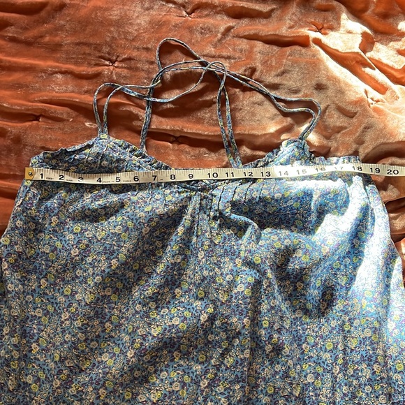 Universal Thread Spaghetti Strap Dress Sundresss Lounge Pockets Tiered Loose - Picture 7 of 8